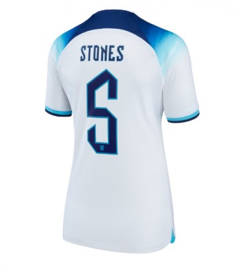 England John Stones #5 Hjemmebanetrøje Dame VM 2022 Kort ærmer